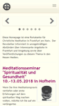 Mobile Screenshot of meditation-frankfurt.org